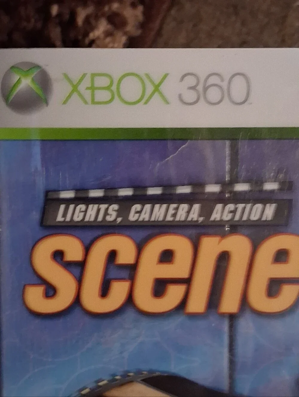 New Blue Scene' Video Game Disc Packaging Blue 'Scene' Video Game Disc Packaging